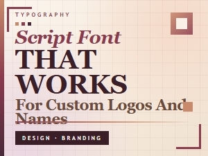 Handwritten Style Fonts for Custom Logos and Names